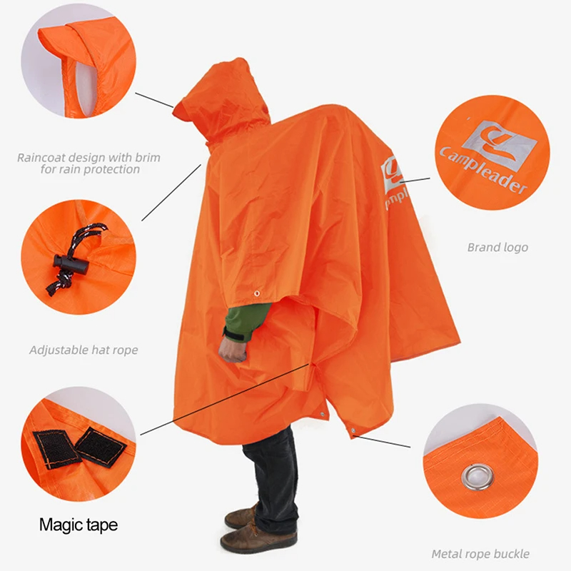 3in1屋外レインコート、フード付き長袖防水レインポンチョ、 - Fishing Rain Suit のレビューと価格