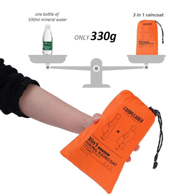 3in1屋外レインコート、フード付き長袖防水レインポンチョ、 - Fishing Rain Suit のレビューと価格