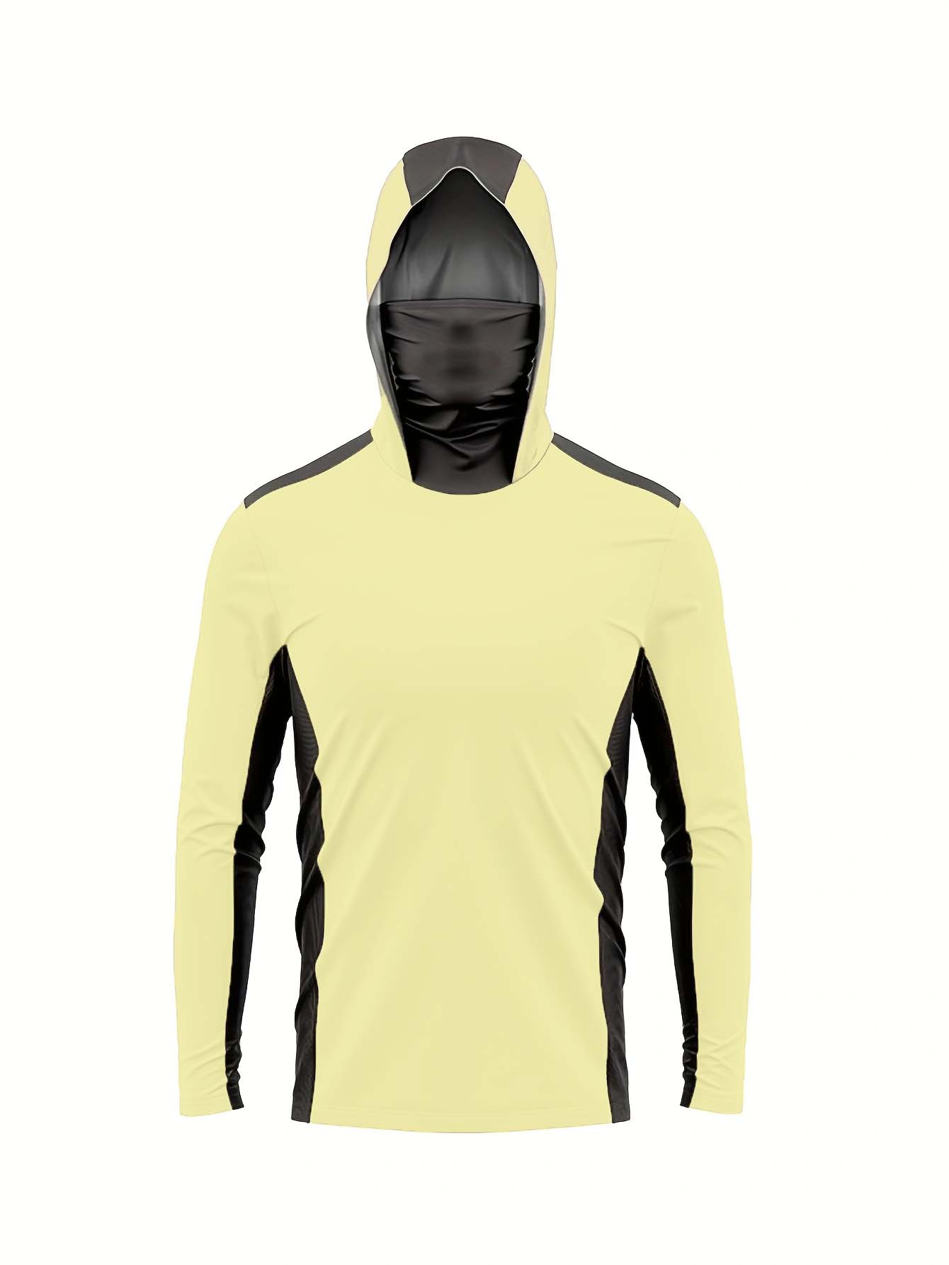 釣り用衣類 メンズ 長袖 マスク付きフード付きフィッシングシ - Fishing Shirt Uv Protection のレビューと価格
