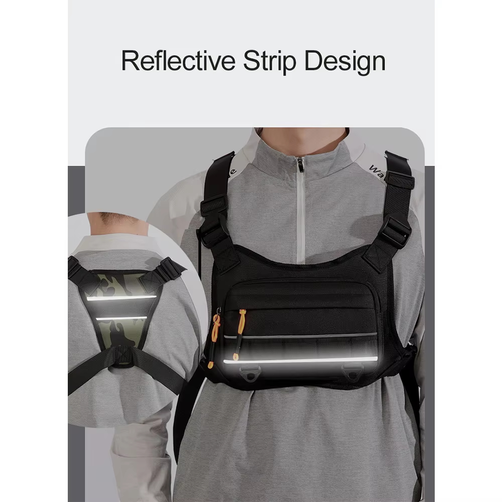 サイクリングフロントチェストベスト戦術バックパックキャンプ登 - Fishing Vest のレビューと価格