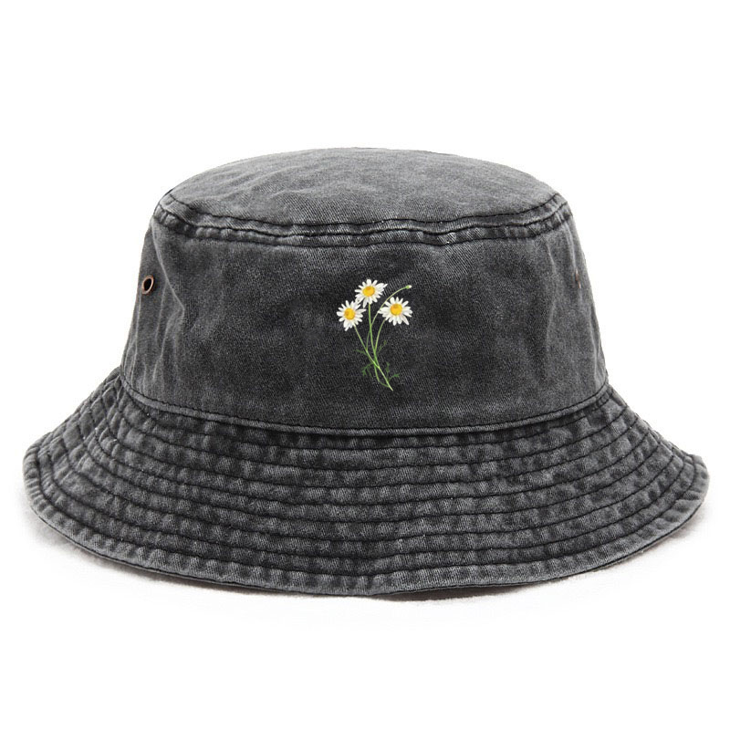 カスタマイズフラワーコットンウォッシュドバケットハットヴィン - Fishing Hat のレビューと価格