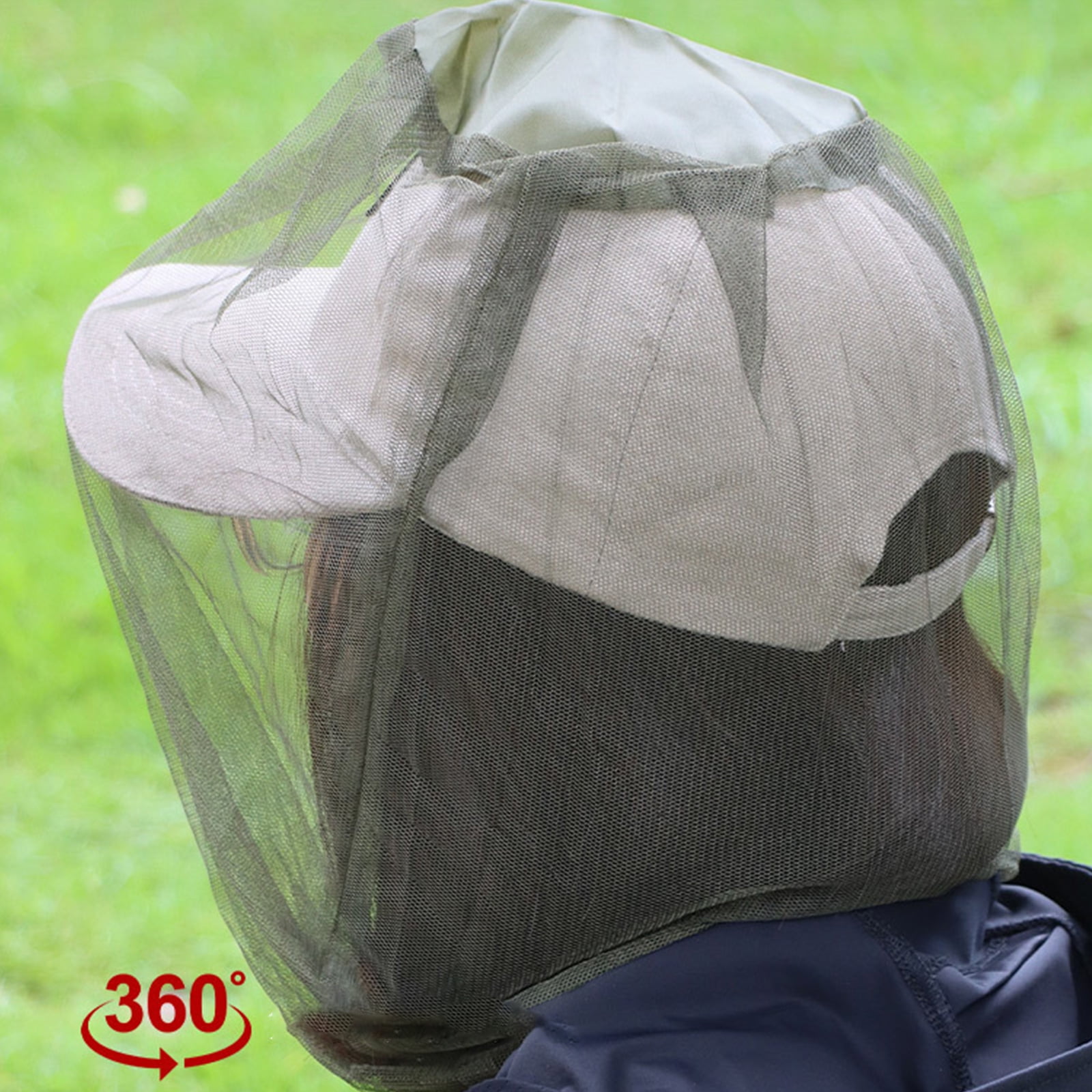 メッシュヘッドネット釣り帽子蚊よけ帽子キャンプアウトドア旅行 - Fishing Hat のレビューと価格